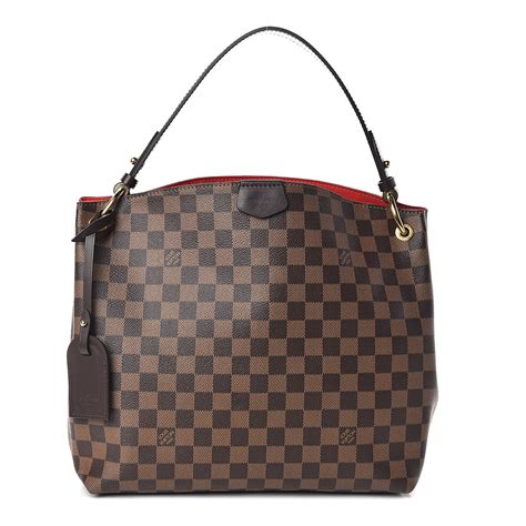 lv graceful pm damier ebene|louis vuitton graceful pm size.